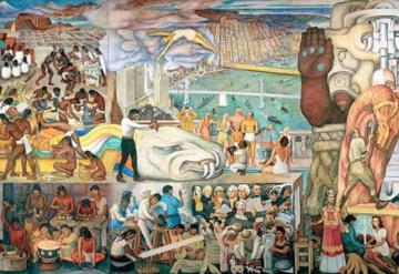 El último mural pintado por Diego Rivera en Estados Unidos, fue trasladado al Museo de Arte Moderno de San Francisco