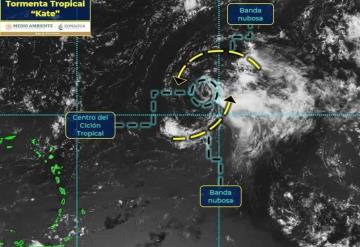 Nueva tormenta tropical “Kate” se forma al Este de Quintana Roo