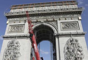 Artistas cubrirán con telas el Arco de Triunfo