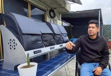 Crean una mochila solar de nopal para cargar celulares