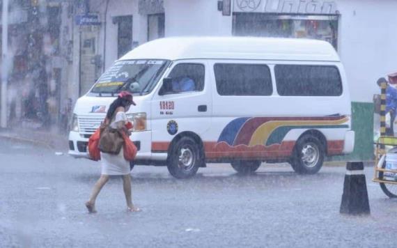SMN alerta por inundaciones a causa de la tormenta tropical Nicholas