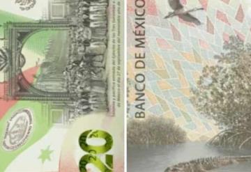 El Banco de México presentó un nuevo billete de 20 pesos