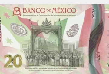 Conoce el nuevo billete de 20 pesos