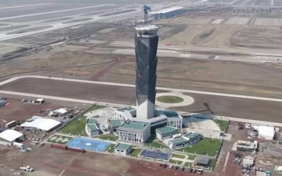 Es falsa la supuesta inclinación de la Torre de Control del nuevo aeropuerto de Santa Lucía: García Vilchis