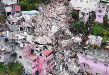 Alistan demolición de 11 casas en zona cero del cerro del Chiquihuite