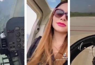 Acusan uso indebido de helicóptero oficial por influencer