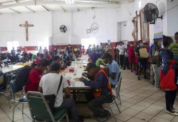 Albergues saturados para migrantes haitianos, se registran 5 casos de COVID