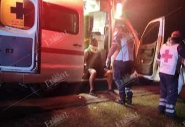 Accidente sobre la carretera federal Cárdenas a Coatzacoalcos