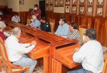 Realizan reunión de evaluación y prevención al impacto del Frente Frío número 2 y la Onda Tropical número 5