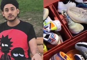 YouTuber se queda sin dinero; vende sus tenis para sobrevivir