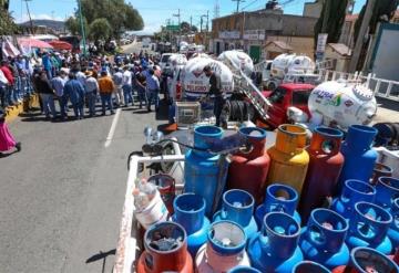 Primer día del paro nacional de gaseros, el cual inició el lunes 11 de octubre