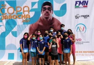 Nadadores tabasqueños destacaron en la IV Copa Jarocha que se realizó en Veracruz