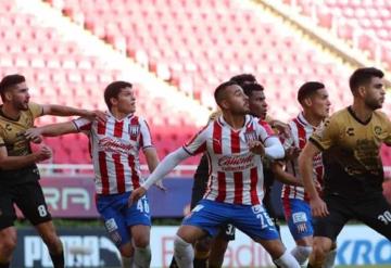 Chevy Martínez ingresó de titular con Tapatío en la derrota que sufrieron 3-1 ante Dorados de Sinaloa