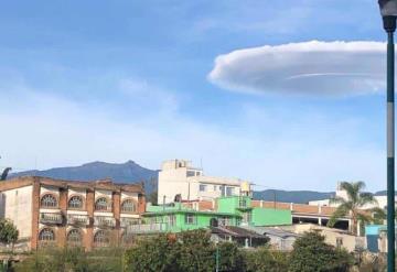 Extraña nube se forma en cielo de Xalapa