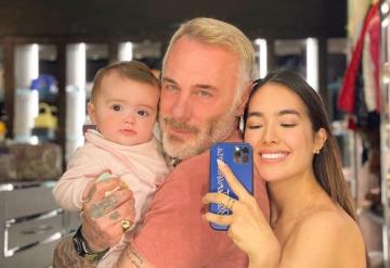 Sharon Fonseca y Gianluca Vacchi, celebran el primer año de su hija