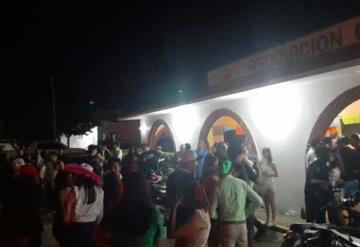 Policía municipal suspende fiesta en Huimanguillo