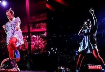 Harry Styles impresiona en concierto, aparece con disfraz de Dorothy de El Mago de Oz