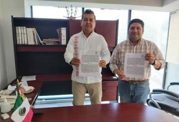 Coordinación Estatal para la Regularización de la Tenencia de la Tierra y Ayuntamiento de Tacotalpa firman convenio