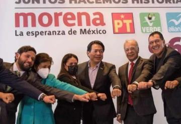 Rumbo al 2022, Morena va en alianza por seis gubernaturas