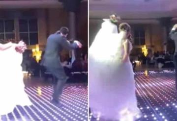 Recien casados soprenden con correografía de Tiktok en su boda