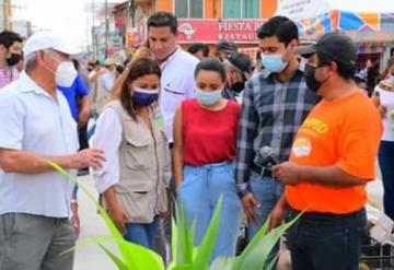 Realizan tianguis campesino de Sembrando Vida en Paraíso