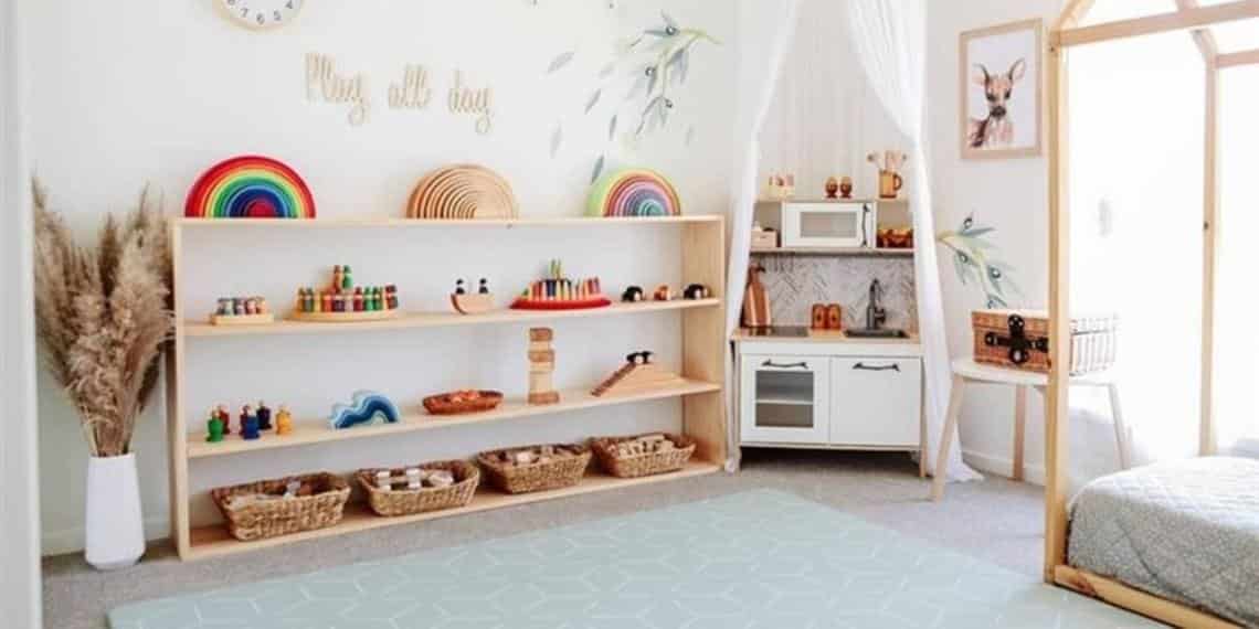 Almacenaje y Organización de la zona de juegos al estilo Montessori –  Creciendo Con Montessori