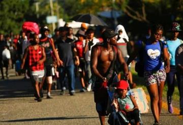 Venezolanos se suman a nueva caravana de migrantes en México para llegar a EU