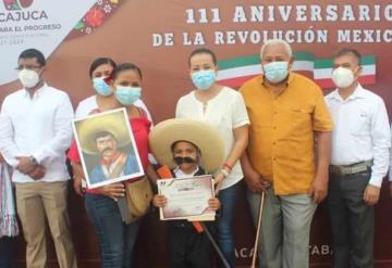 La presidenta Sheila Darlin Álvarez Hernández encabezó el 111 aniversario de la Revolución Mexicana