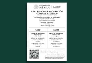 De esta manera puedes obtener tu certificado de vacunación Covid-19