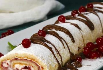 Delicioso Brazo Gitano, un postre navideño ideal para estos días