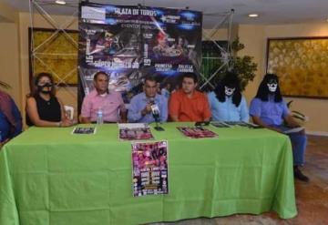 Presentan cartelera de Lucha Libre