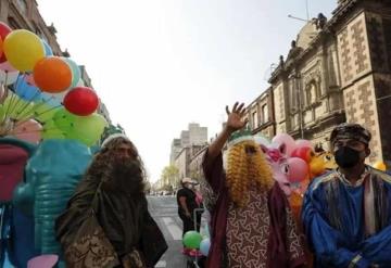 Melchor, Gaspar y Baltasar marchan para exigir permisos de trabajo en CDMX