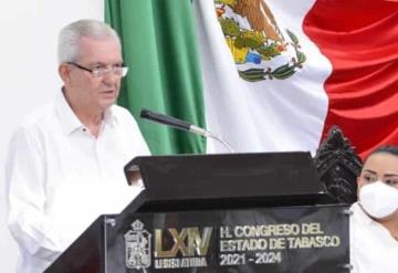 Rinde Informe el Presidente del Tribunal Superior de Justicia, Priego Oropeza ante Congreso