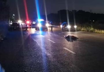 Atropellado en la carretera Macuspana-Villahermosa