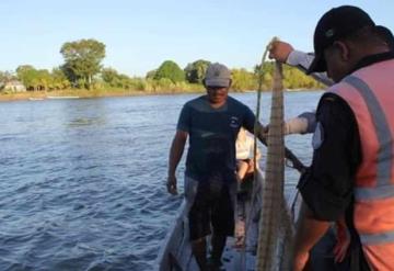 Retirá y aseguran redes de pesca prohibidas