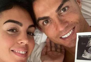 Cristiano Ronaldo y su esposa anuncian que serán papás de un niño y una niña