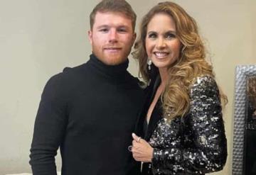 El Canelo Álvarez estuvo de coqueto con Lucero