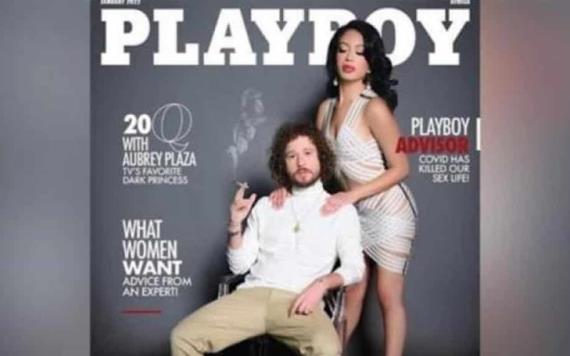 Luisito Comunica, es la portada de Playboy África fumando
