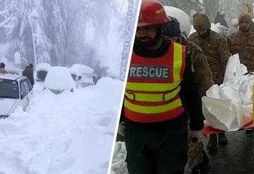 Mueren 22 turistas atrapados en sus autos tras nevada en Pakistán