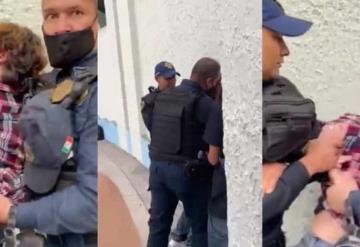 Policías en CDMX someten a menor de edad quien presuntamente portaba drogas