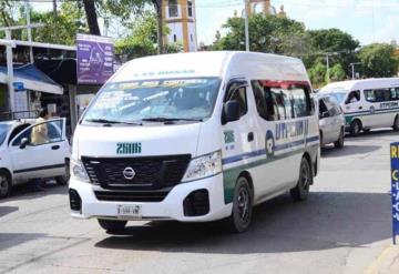 Reducen aforo en transporte