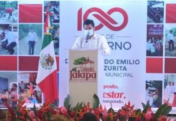 Presenta Fernando Emilio Priego informe de 100 Días de Gobierno en Jalapa