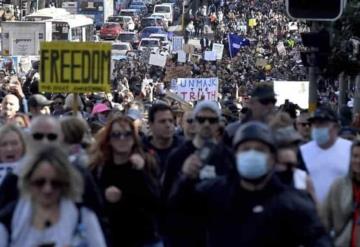 En Europa miles de personas protestan contra nuevas medidas del Covid19