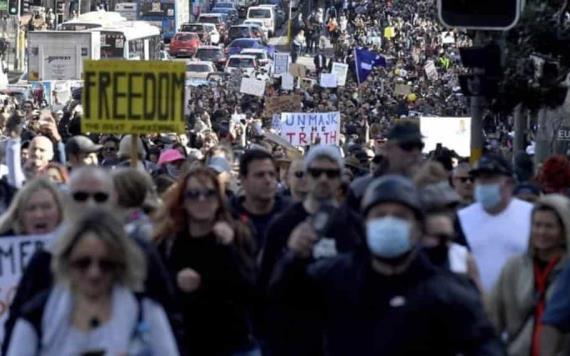 En Europa miles de personas protestan contra nuevas medidas del Covid19