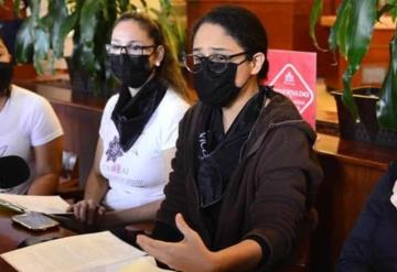 Rueda de prensa, Mujeres en contra de la violencia Vicaria.