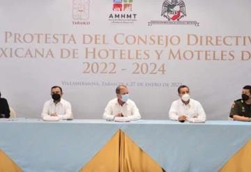 Realizan toma de protesta del consejo directivo de la Asociación Mexicana de Hoteles y Moteles de Tabasco (AMHyM)