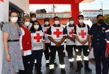 Reabren Base de la Cruz Roja en Jalpa de Méndez