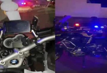 Video: Motociclista llora devastado, tras ver que atropellaron a sus amigos