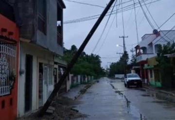 Fuertes vientos causan destrozos en Paraíso