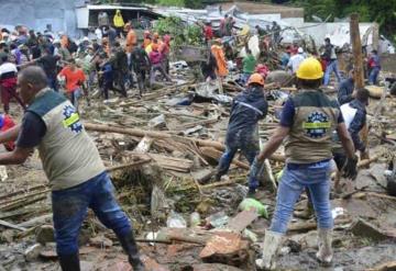 Tragedia en Colombia, se deslava y desprende una montaña